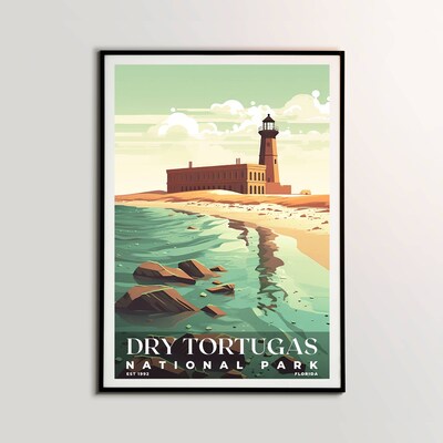 Dry Tortugas National Park Poster, Travel Art, Office Poster, Home Decor | S3 - image2